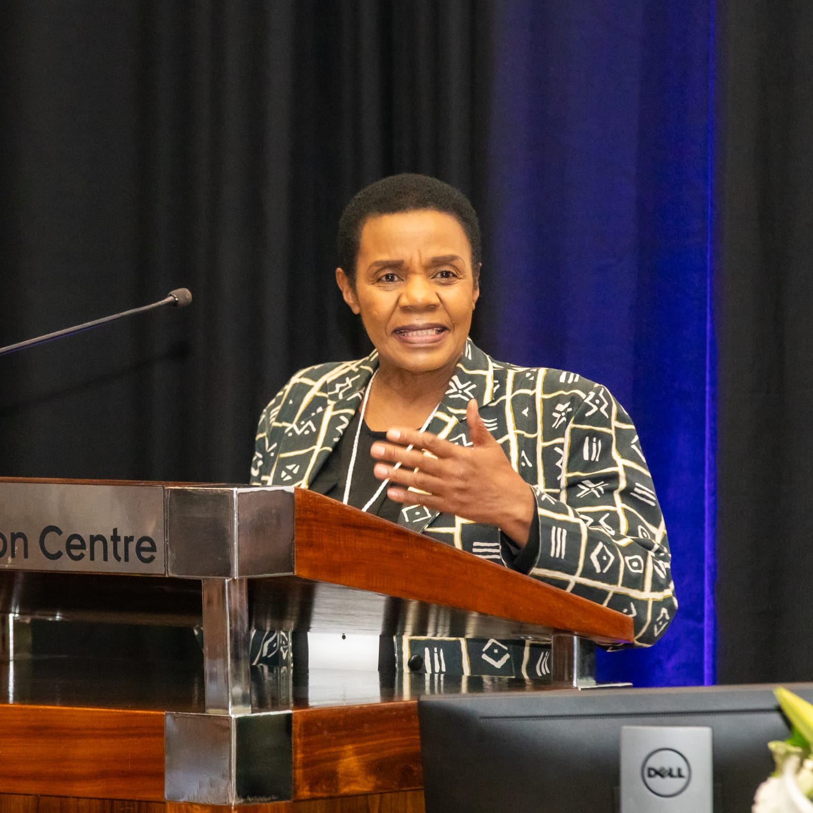 Wezi Khoza at CSIR Convention Centre